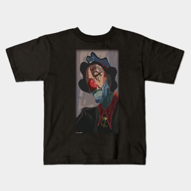 Emmett Kelly - Emmett The Clown Kids T-Shirt by jimmygatti